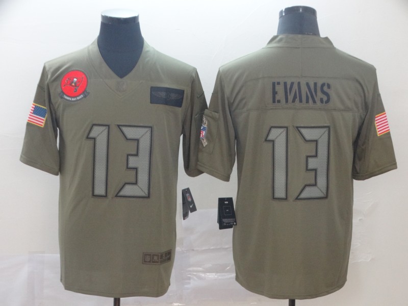 Men's Tampa Bay Buccaneers Mike Evans #13 Brown Jersey
